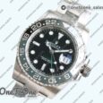 Реплика часов Rolex T Master II 126710GRNR Black/Grey Bezel 904L Stainless steel Top-tier Копия один в один Oyster Bracelet DD3285 CHS