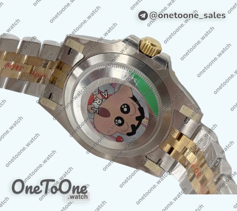 Реплика часов Rolex T-Master II 126713 GRNR Top-tier Копия один в один on Black Dial Stainless steel/Yellow gold Bracelet CHS (Увеличенный вес)