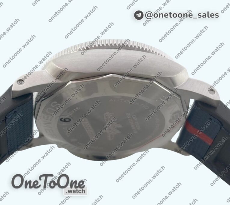 Реплика часов Panerai PAM1391 Luna Rossa Submersible Top-tier Копия один в один on Blue Fabric Strap P900