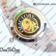 Реплика часов Rolex DayDate 40 Stainless steel Top-tier Копия один в один 904L Steel White Dial Roman Marker on President Bracelet V5 (Увеличенный вес)