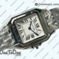 Реплика часов Cartier Panthère Secrete Ladies 27mm Stainless steel Top-tier Копия один в один White Dial Stainless steel Bracelet Ronda Quartz