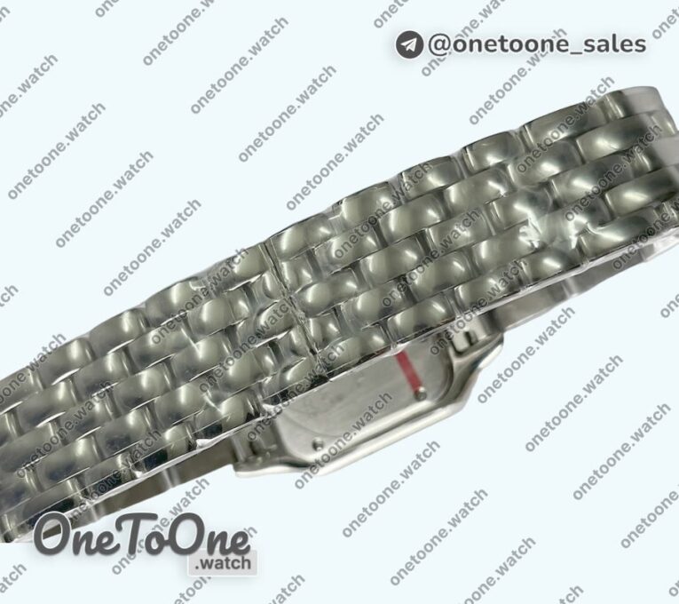 Реплика часов Cartier Panthère Secrete Ladies 27mm Stainless steel Top-tier Копия один в один White Dial Stainless steel Bracelet Ronda Quartz