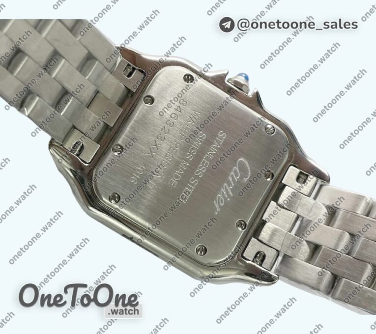 Реплика часов Cartier Panthère Secrete Ladies 27mm Stainless steel Top-tier Копия один в один White Dial Stainless steel Bracelet Ronda Quartz