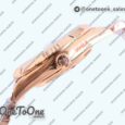 Реплика часов Rolex DayDate 40 Rose gold Top-tier Копия один в один 904L Steel Brown Dial Roman Marker on President Bracelet V5 (Увеличенный вес)