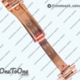 Реплика часов Rolex DayDate 40 Rose gold Top-tier Копия один в один 904L Steel Brown Dial Roman Marker on President Bracelet V5 (Увеличенный вес)
