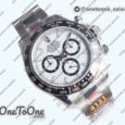 Реплика часов Rolex Daytona 126500 Top-tier Копия один в один 904L Steel White Dial on Stainless steel Bracelet