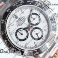 Реплика часов Rolex Daytona 126500 Top-tier Копия один в один 904L Steel White Dial on Stainless steel Bracelet