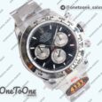 Реплика часов Rolex Daytona 126509 Top-tier Копия один в один Black/Silver Dial on Stainless steel Bracelet (Увеличенный вес)