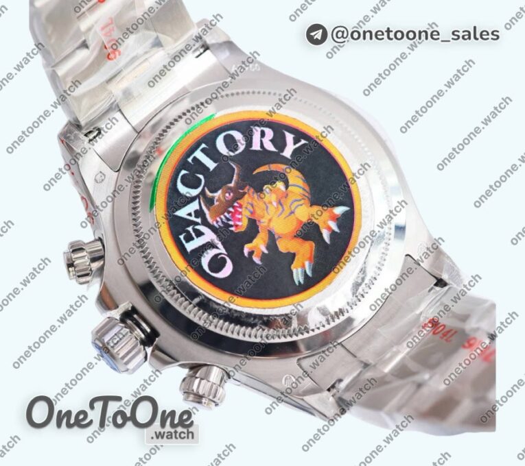 Реплика часов Rolex Daytona 126509 Top-tier Копия один в один Black/Silver Dial on Stainless steel Bracelet (Увеличенный вес)