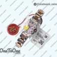Реплика часов Cartier Ballon Bleu 33mm Stainless steel/Rose gold Top-tier Копия один в один MOP Dial Stainless steel Bracelet