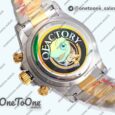 Реплика часов Rolex Daytona 126503 Top-tier Копия один в один White Dial on Stainless steel/Yellow gold Braclet (Увеличенный вес)