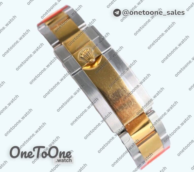Реплика часов Rolex Daytona 126503 Top-tier Копия один в один Yellow gold Dial on Stainless steel/Yellow gold Braclet (Увеличенный вес)