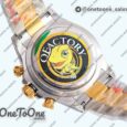 Реплика часов Rolex Daytona 126503 Top-tier Копия один в один Black/Yellow gold Dial Diamonds Marker on Stainless steel/Yellow gold Braclet (Увеличенный вес)