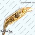 Реплика часов Rolex Daytona 126503 Yellow gold Top-tier Копия один в один Black Dial on Yellow gold Bracelet (Увеличенный вес)