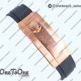 Реплика часов Rolex Daytona 126515 Rose gold Top-tier Копия один в один Black/Rose gold Dial on Oysterflex Rubber Strap (Увеличенный вес)
