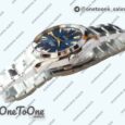 Реплика часов Omega Aqua Terra 150M Stainless steel Top-tier Копия один в один Blue Wave Textured Dial on Stainless steel Bracelet