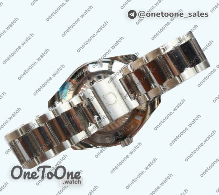 Реплика часов Omega Aqua Terra 150M Stainless steel Top-tier Копия один в один Blue Wave Textured Dial on Stainless steel Bracelet