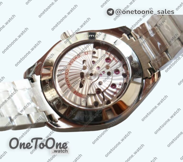 Реплика часов Omega Aqua Terra 150M Stainless steel Top-tier Копия один в один White Textured Dial on Stainless steel Bracelet