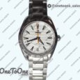 Реплика часов Omega Aqua Terra 150M Master Chronometers Top-tier Копия один в один White Dial on Stainless steel Bracelet