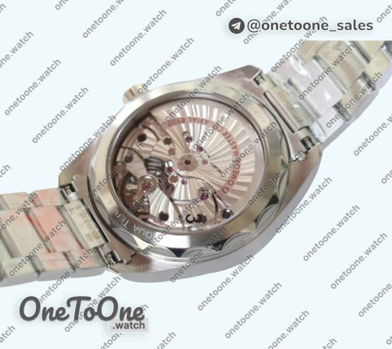 Реплика часов Omega Aqua Terra 150M Master Chronometers Top-tier Копия один в один Blue Dial Blue second hand on Stainless steel Bracelet