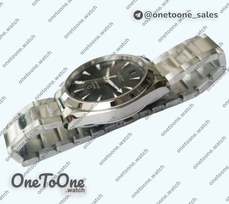 Реплика часов Omega Aqua Terra 150M Master Chronometers Top-tier Копия один в один Black Dial on Stainless steel Bracelet