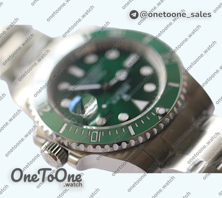 Реплика часов Rolex Submariner 116610Lv 316L Stainless steel Case Green Dial Bracelet