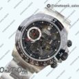 Реплика часов Rolex Daytona Barrichello Ceramic Bezel Top-tier Копия один в один Skeleton Dial on Stainless steel Oyster Bracelet SONIC