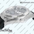 Реплика часов Rolex Sky-Dweller 336239 Увеличенный вес Top-tier Копия один в один Black Dial on Oysterflex Rubber Strap Asian 2824