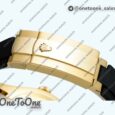 Реплика часов Rolex Sky-Dweller 336238 Увеличенный вес Yellow gold Top-tier Копия один в один Gold Dial On Oysterflex Rubber Strap Asian 2824