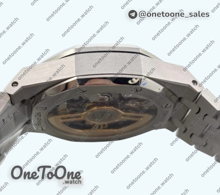 Реплика часов Audemars Piguet Royal Oak Chrono 26240 Stainless steel Top-tier Копия один в один Green Dial on Stainless steel Bracelet