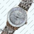 Реплика часов Breitling Navitimer 41mm Stainless steel Case Ice Blue Dial Bracelet BLS