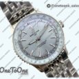 Реплика часов Breitling Navitimer 41mm Stainless steel Case Ice Blue Dial Bracelet BLS