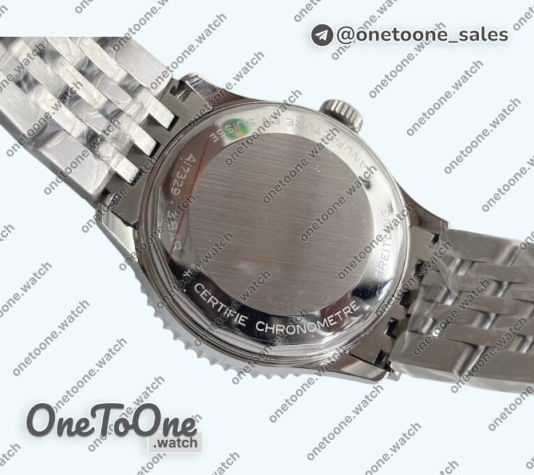 Реплика часов Breitling Navitimer 41mm Stainless steel Case Ice Blue Dial Bracelet BLS