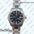 Реплика часов Tag Heuer Aquaracer Calibre 5 44mm Top-tier Копия один в один Blue Dial Stainless steel Bezel on Stainless steel Bracelet T SW200