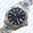 Реплика часов Tag Heuer Aquaracer Calibre 5 44mm Top-tier Копия один в один Blue Dial Stainless steel Bezel on Stainless steel Bracelet T SW200