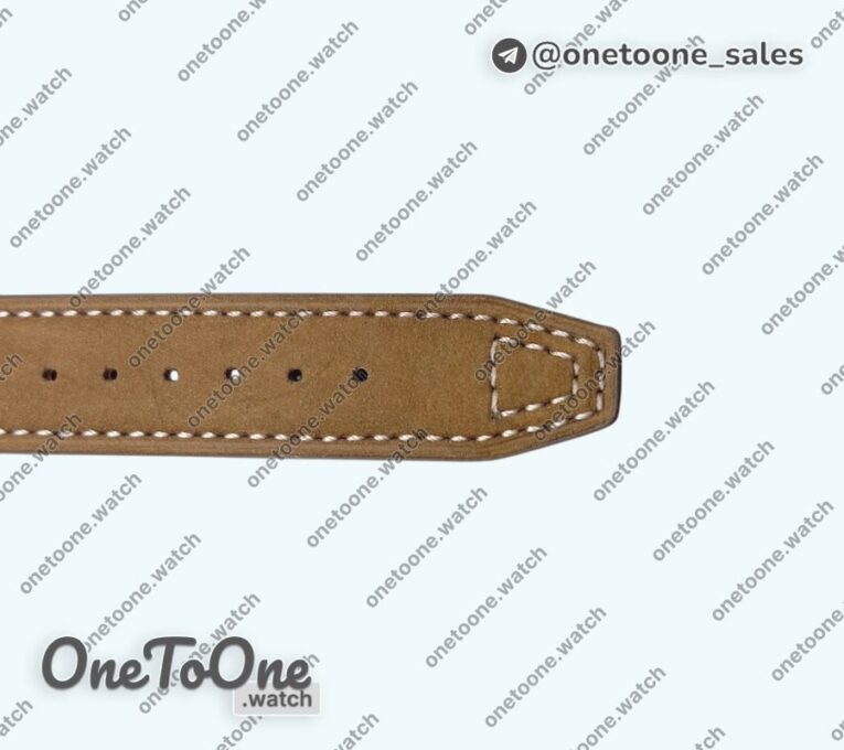 Реплика часов Iwc Big Pilot IW329701 Ti Top-tier Копия один в один Black Dial on Brown Leather Strap M+F SEIKO 8N-24