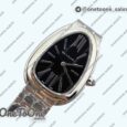 Реплика часов Bvlgari Serpenti Seduttori Watch Stainless steel Top-tier Копия один в один Black Dial on Stainless steel Bracelet Swiss Quartz
