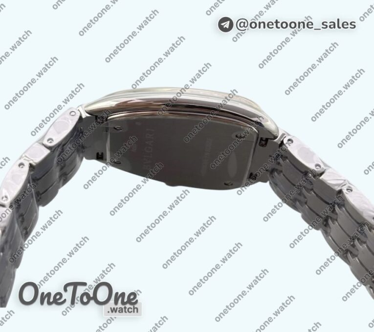 Реплика часов Bvlgari Serpenti Seduttori Watch Stainless steel Top-tier Копия один в один Black Dial on Stainless steel Bracelet Swiss Quartz