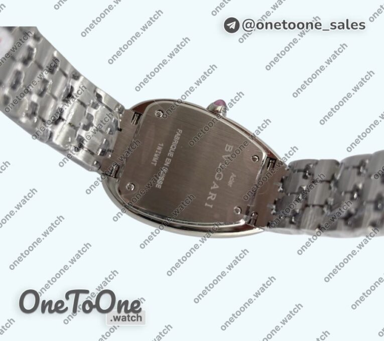 Реплика часов Bvlgari Serpenti Seduttori Watch Stainless steel Top-tier Копия один в один Black Dial on Stainless steel Bracelet Swiss Quartz