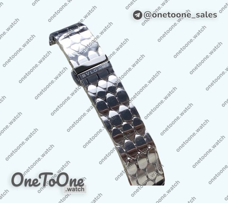 Реплика часов Bvlgari Serpenti Seduttori Watch Stainless steel Top-tier Копия один в один Black Dial on Stainless steel Bracelet Swiss Quartz
