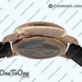 Реплика часов Panerai PAM974 Luminor Submersible Rose gold Top-tier Копия один в один on Black Leather Strap OP XXXIV Clone
