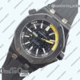 Реплика часов Audemars Piguet Royal Oak Offshore Diver 15706 Forged Carbon Top-tier Копия один в один Rubber Strap