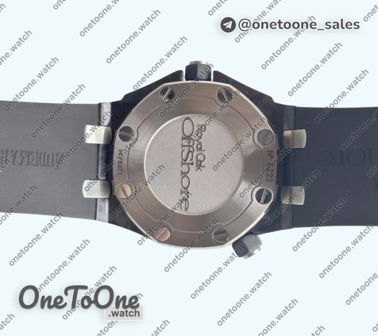 Реплика часов Audemars Piguet Royal Oak Offshore Diver 15706 Forged Carbon Top-tier Копия один в один Rubber Strap