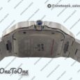 Реплика часов Cartier Santos de Cartier 40mm Stainless steel/Yellow gold Top-tier Копия один в один Gray Dial on Stainless steel/Yellow gold SmartLinks Bracelet MIYOTA 9015