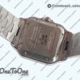Реплика часов Cartier Santos de Cartier 40mm Stainless steel/Yellow gold Top-tier Копия один в один Gray Dial on Stainless steel/Yellow gold SmartLinks Bracelet MIYOTA 9015