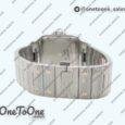 Реплика часов Cartier Santos de Cartier 40mm Stainless steel/Yellow gold Top-tier Копия один в один Gray Dial on Stainless steel/Yellow gold SmartLinks Bracelet MIYOTA 9015