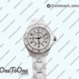 Реплика часов Chanel J12 33mm White Ceramic Top-tier Копия один в один White Dial Number Markers on Bracelet H .2