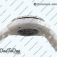 Реплика часов Chanel J12 33mm White Ceramic Top-tier Копия один в один White Dial Number Markers on Bracelet H .2