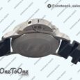Реплика часов Panerai PAM2223 Submersible 42mm Top-tier Копия один в один White Dial on Black Rubber Strap P900