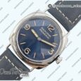 Реплика часов Panerai PAM1383 Radiomir Top-tier Копия один в один Blue Dial on Blue Asso Strap